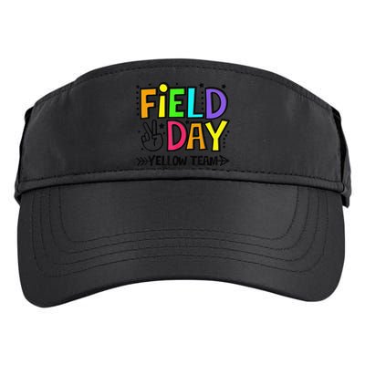 Field Day Yellow Team Funny For Teacher Field Day Games Adult Drive Performance Visor