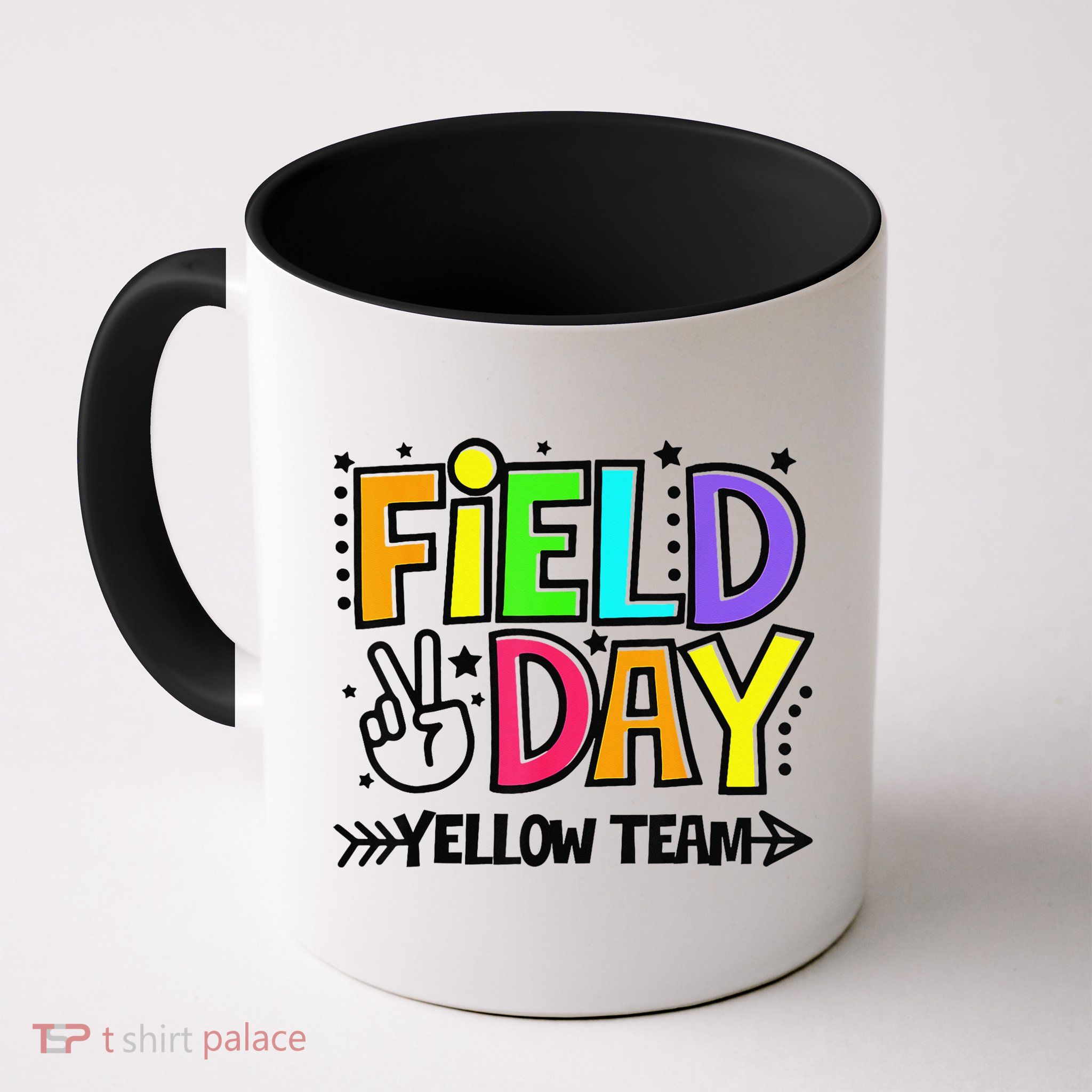 Field Day Yellow Team Funny For Teacher Field Day Games Mug