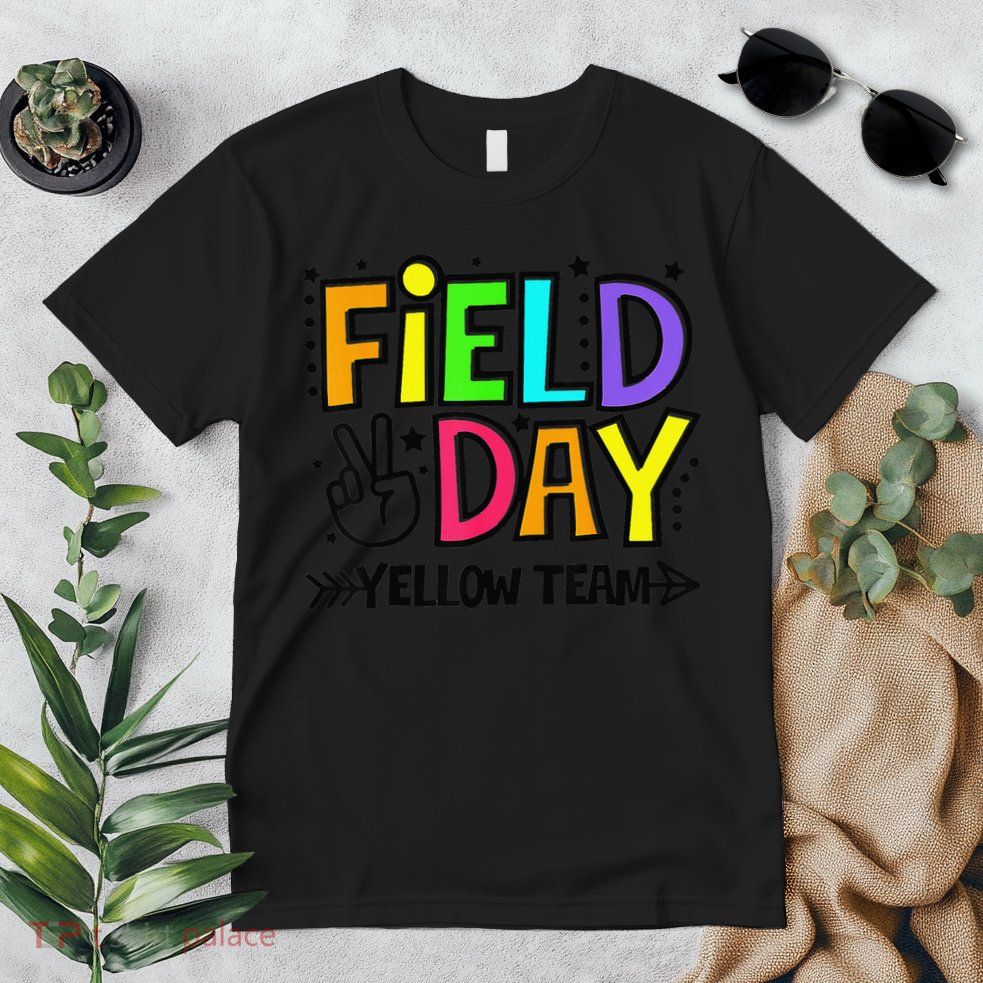 Field Day Yellow Team Funny For Teacher Field Day Games Premium T-Shirt