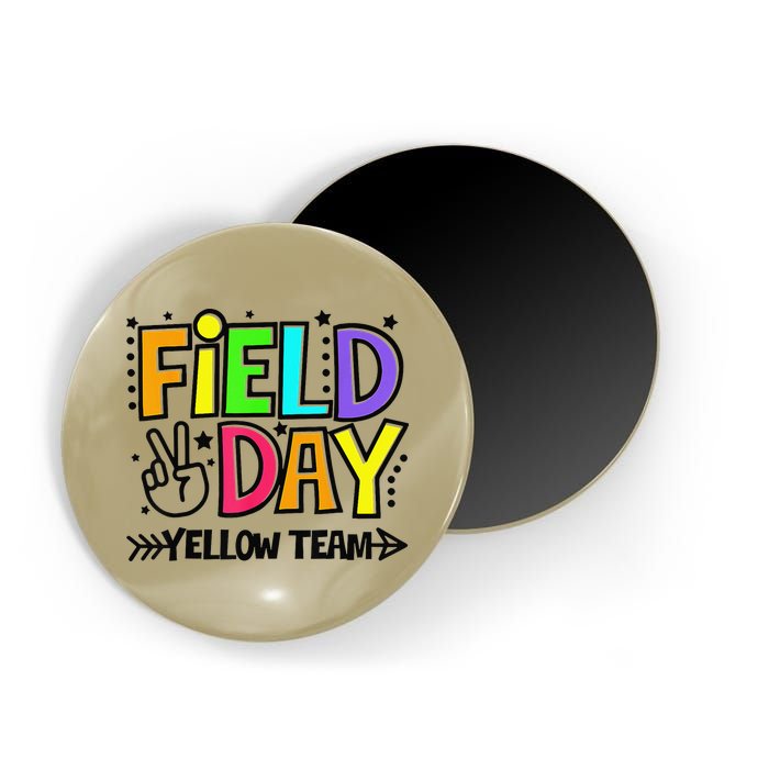 Field Day Yellow Team Funny For Teacher Field Day Games Magnet