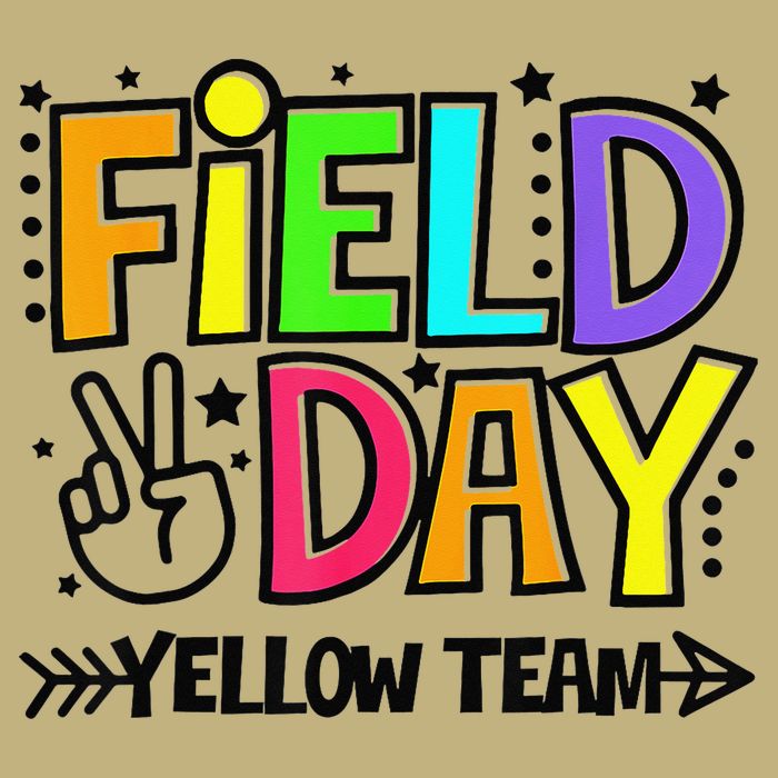 Field Day Yellow Team Funny For Teacher Field Day Games Magnet