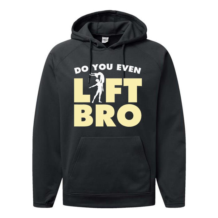 Funny Do You Even Lift Bro Gift Cool Male Ballet Dancing  Performance Fleece Hoodie