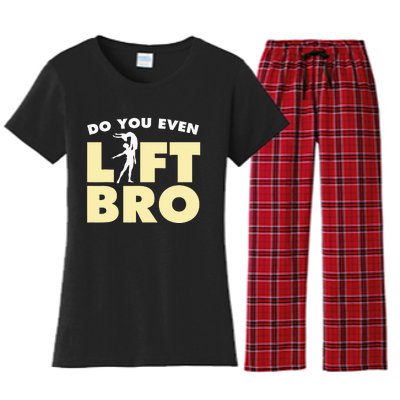 Funny Do You Even Lift Bro Gift Cool Male Ballet Dancing  Women's Flannel Pajama Set