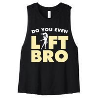 Funny Do You Even Lift Bro Gift Cool Male Ballet Dancing  Women's Racerback Cropped Tank