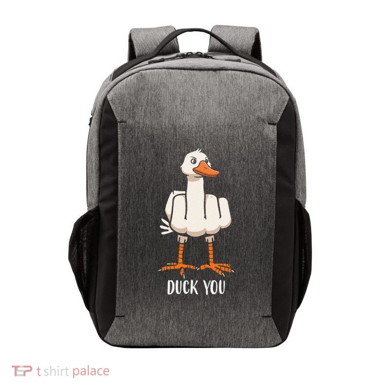 Funny Duck You Quack Up Hilarious Graphic Casual Outfit Vector Backpack