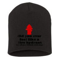 Funny Did You Ever Feel Like A Fire Hydrant Short Acrylic Beanie