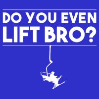 Funny Do You Even Lift Bro Gift Cute Skiing Lover Cool Gift Long Sleeve Shirt