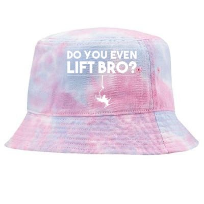 Funny Do You Even Lift Bro Gift Cute Skiing Lover Cool Gift Tie-Dyed Bucket Hat