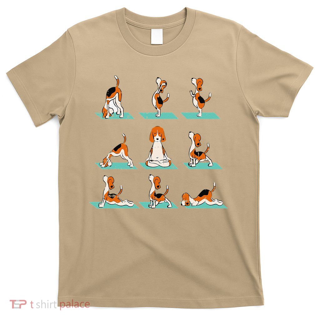 Funny Dog Yoga Pose Lover Namaste Gift Fitness Outfit T-Shirt