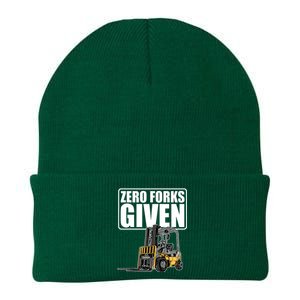 Forklift Driver Zero Forks Given Operator Forklift Knit Cap Winter Beanie