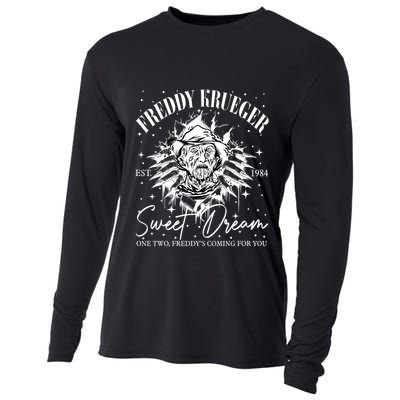 Freddy Est 1984 Sweet Dreams One Two Freddy’S Coming For You Halloween Horror Cooling Performance Long Sleeve Crew