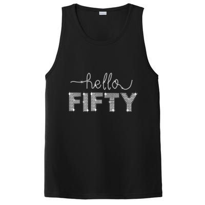 Fifty EST 1973 Born In 1973 50th Birthday PosiCharge Competitor Tank