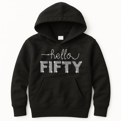 Fifty EST 1973 Born In 1973 50th Birthday Kids Hoodie