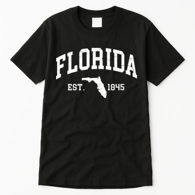 Florida Est 1845 Distressed Worn Design Classic Tall T-Shirt