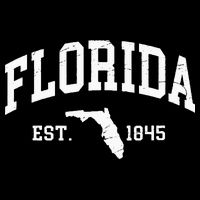 Florida Est 1845 Distressed Worn Design Classic Impact Tech Backpack