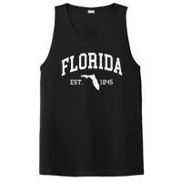 Florida Est 1845 Distressed Worn Design Classic PosiCharge Competitor Tank