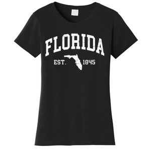 Florida Est 1845 Distressed Worn Design Classic Women's T-Shirt