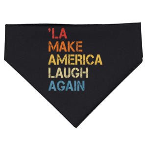 Funny Election 2024 Comma La Make America Laugh Again USA-Made Doggie Bandana