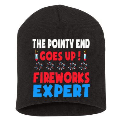 Fireworks Expert 4th Of July Fireworks Director Short Acrylic Beanie