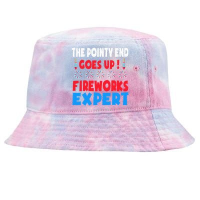 Fireworks Expert 4th Of July Fireworks Director Tie-Dyed Bucket Hat