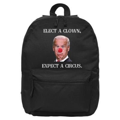 Funny Elect A Clown, Expect A Circus Biden Design #FJB 2021 16 in Basic Backpack