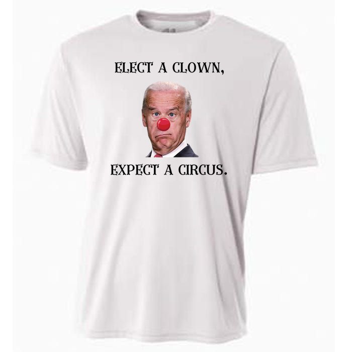 Funny Elect A Clown, Expect A Circus Biden Design #FJB 2021 Cooling Performance Crew T-Shirt