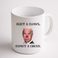 Funny Elect A Clown, Expect A Circus Biden Design #FJB 2021 Coffee Mug