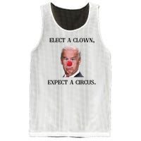 Funny Elect A Clown, Expect A Circus Biden Design #FJB 2021 Mesh Reversible Basketball Jersey Tank