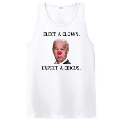 Funny Elect A Clown, Expect A Circus Biden Design #FJB 2021 PosiCharge Competitor Tank