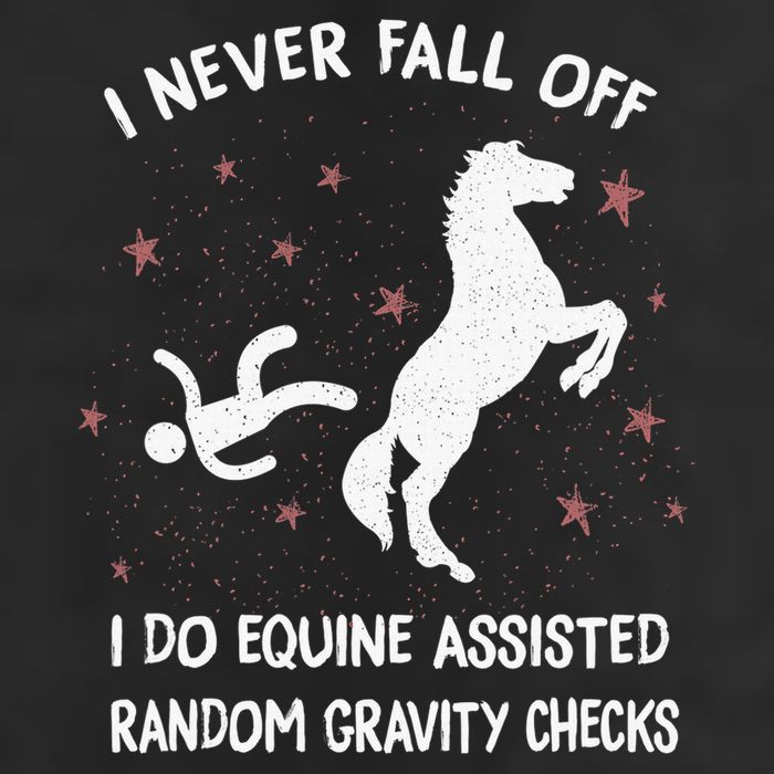 Funny Equine Assisted Gravity Checks Horse 25L Jumbo Tote