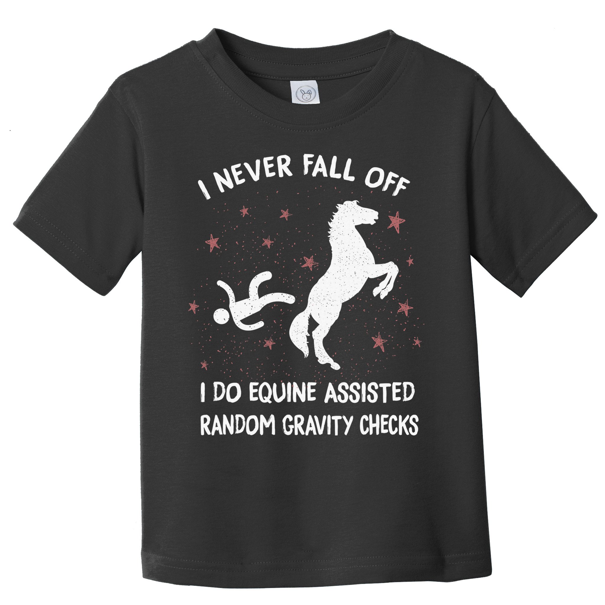 Funny Equine Assisted Gravity Checks Horse Toddler T-Shirt