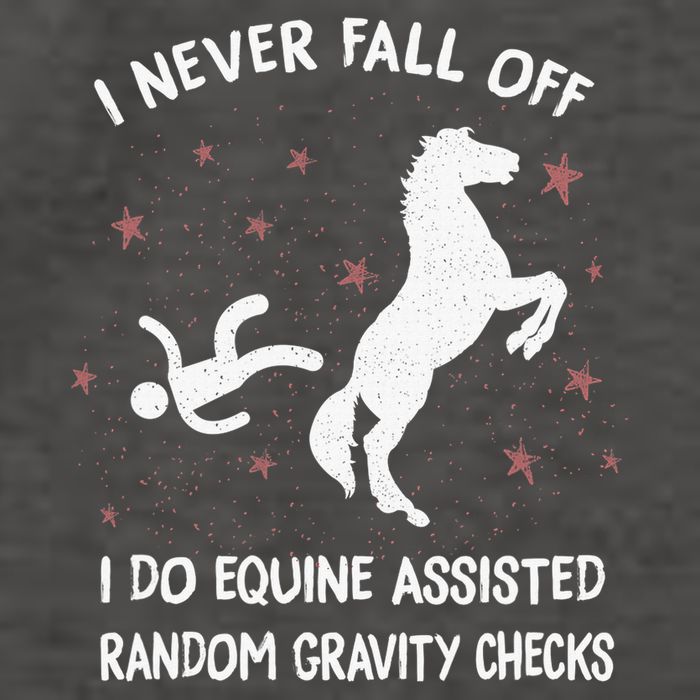 Funny Equine Assisted Gravity Checks Horse Vector Backpack