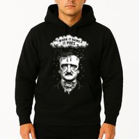 Funny Edgar Allan Poe Literary Goth When It Rains It Poes Hoodie