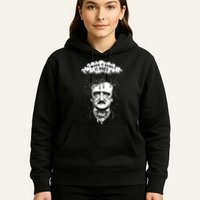 Funny Edgar Allan Poe Literary Goth When It Rains It Poes Hoodie
