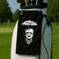 Funny Edgar Allan Poe Literary Goth When It Rains It Poes Golf Towel