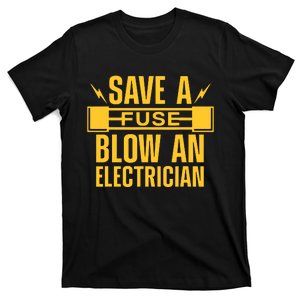 Funny Electrician Art Women Electrical Fuse Electrician T-Shirt