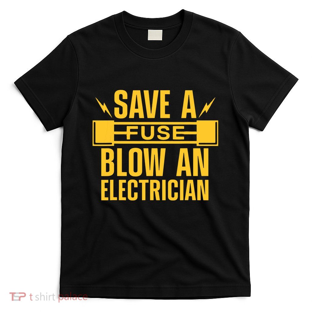 Funny Electrician Art Women Electrical Fuse Electrician T-Shirt