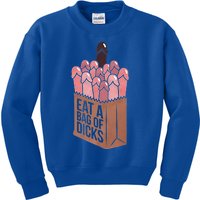 Funny Eat A Bag Of Dicks Funny Dicks Bag Gift Kids Sweatshirt