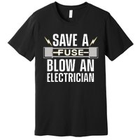 Funny Electrician Art Women Electrical Fuse Engineers Premium T-Shirt