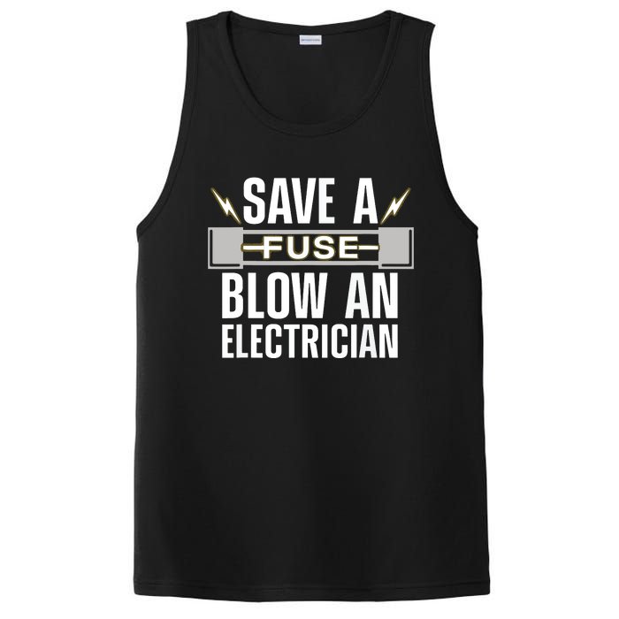 Funny Electrician Art Women Electrical Fuse Engineers PosiCharge Competitor Tank