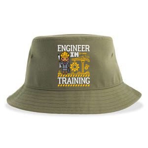 Future Engineer African American Engineer In Training Girl Sustainable Bucket Hat