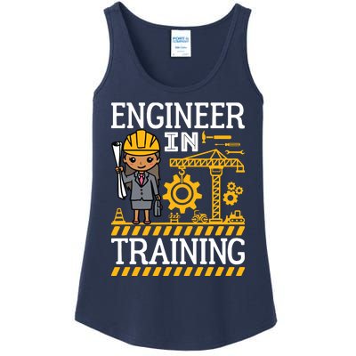 Future Engineer African American Engineer In Training Girl Ladies Essential Tank