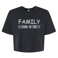 Family Ever After Adoption Gotcha Day Gift Bella+Canvas Jersey Crop Tee