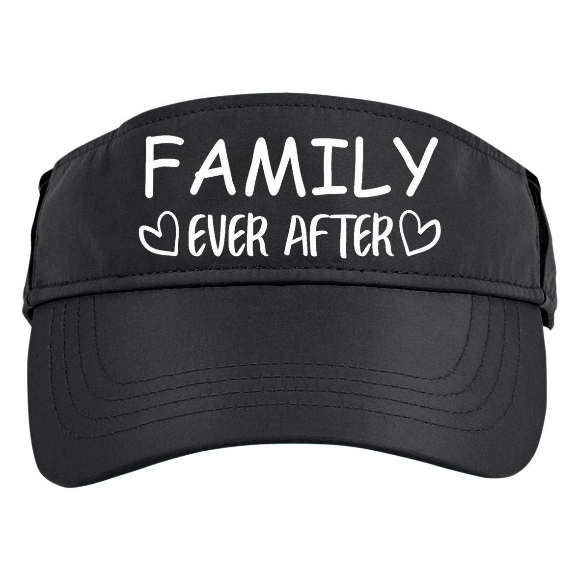 Family Ever After Adoption Gotcha Day Gift Adult Drive Performance Visor