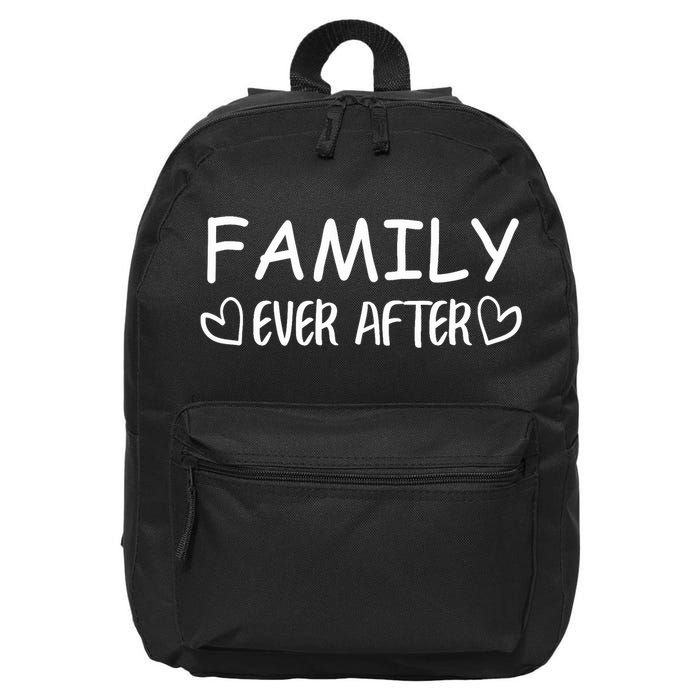 Family Ever After Adoption Gotcha Day Gift 16 in Basic Backpack