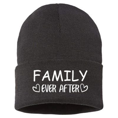 Family Ever After Adoption Gotcha Day Gift Sustainable Knit Beanie