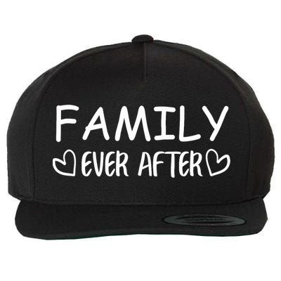 Family Ever After Adoption Gotcha Day Gift Wool Snapback Cap