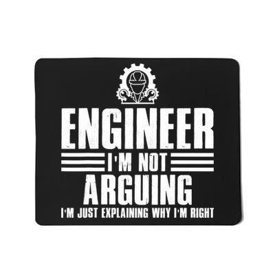 Funny Engineer Art Mechanic Electrical Engineering Gift Mousepad