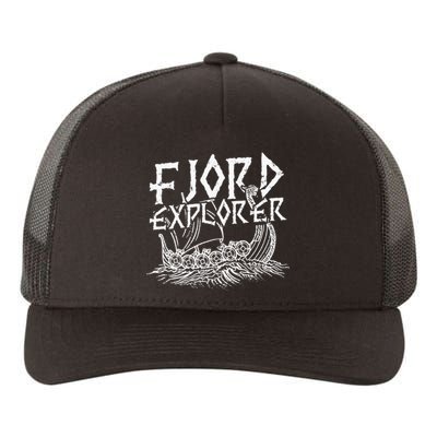 FJORD EXPLORER Awesome and epic scandinavian beard Yupoong Adult 5-Panel Trucker Hat