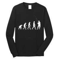 Fisherman Evolution Angler Fishing Long Sleeve Shirt